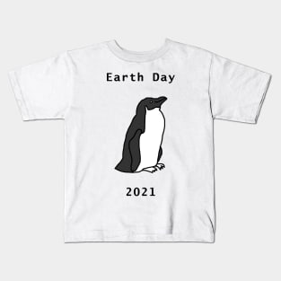 Penguins for Earth Day 2021 Kids T-Shirt